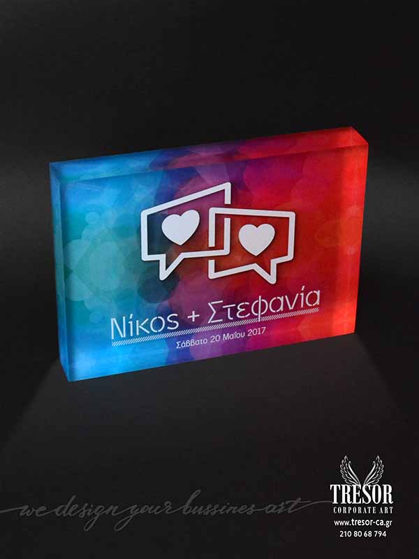 Tresor Corporate Art Βραβεία με χάραξη Πρωτότυπο βραβείο Plexiglass δώρα Ψηφιακή εκτύπωση σε πλεξιγκλάς Ανάγλυφο βραβείο με κοπτικό Art and custom